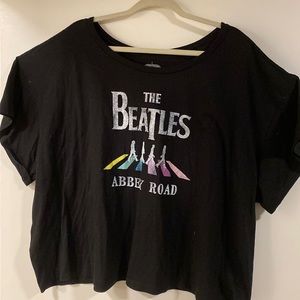 The Beatles Abbey Road Crop T-Shirt Size 3XL
